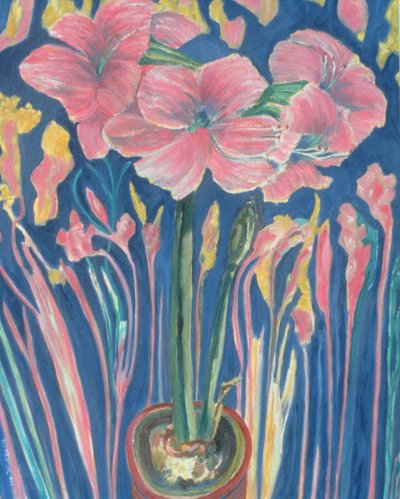 Amaryllis von Patricia Contemporary Artist Eyre